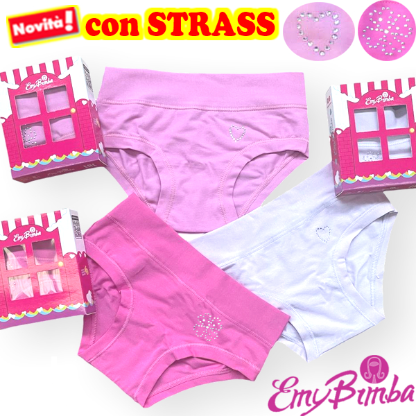 Emy Slip bambina cotone 3 anni