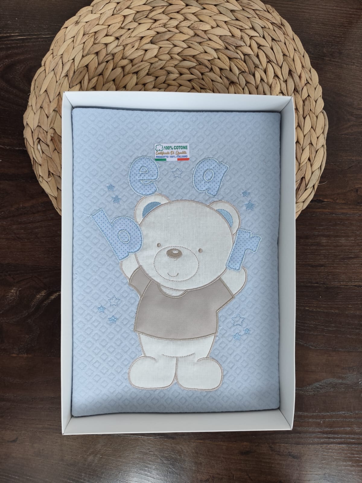 Copertina Culla neonato in cotone