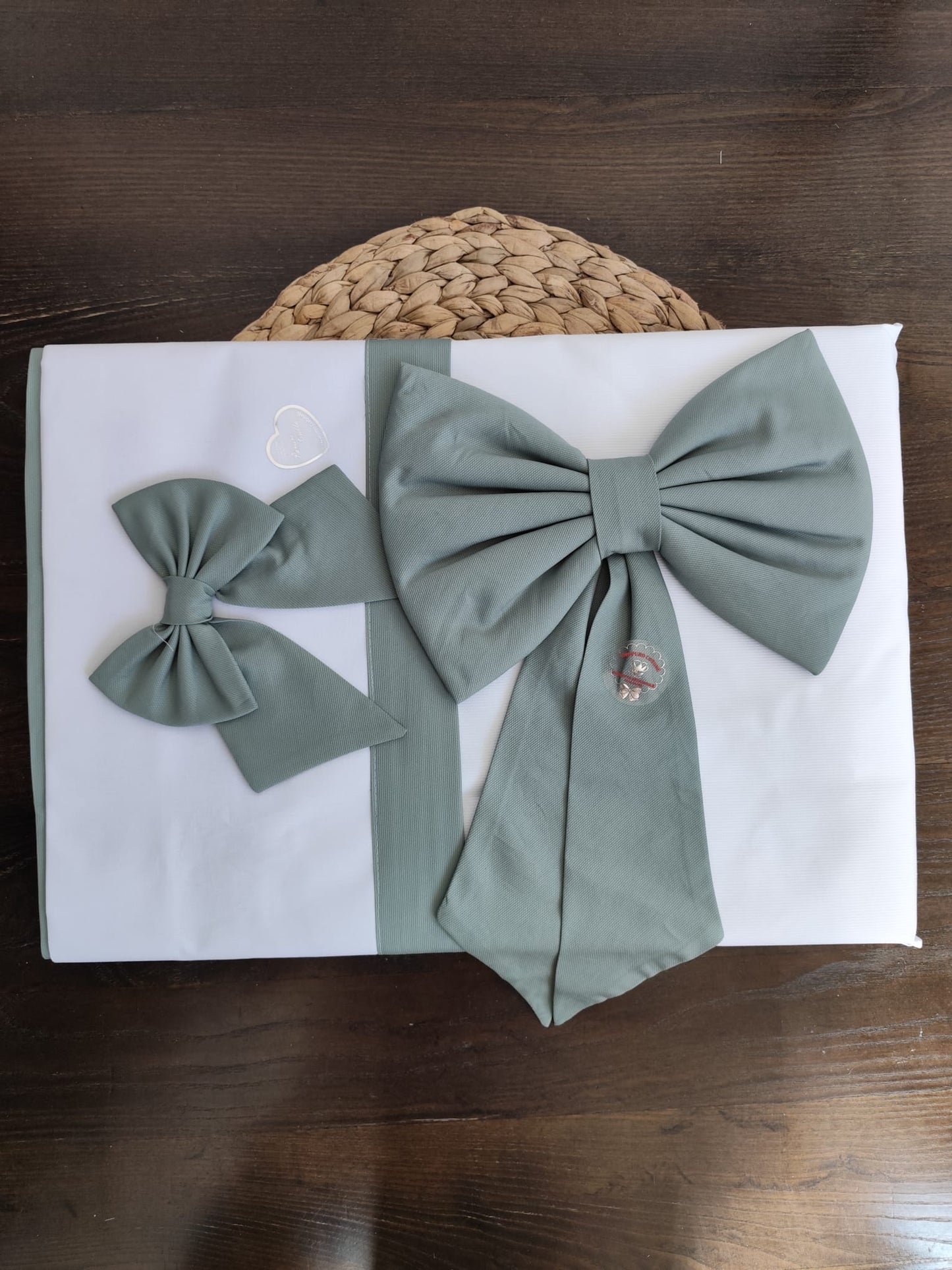 coordinato culla "fiocco" estate/inverno vari colori