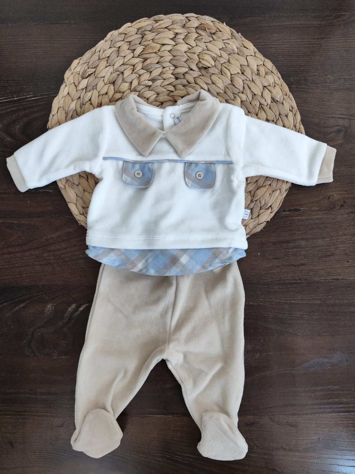 completino in ciniglia neonato nazareno