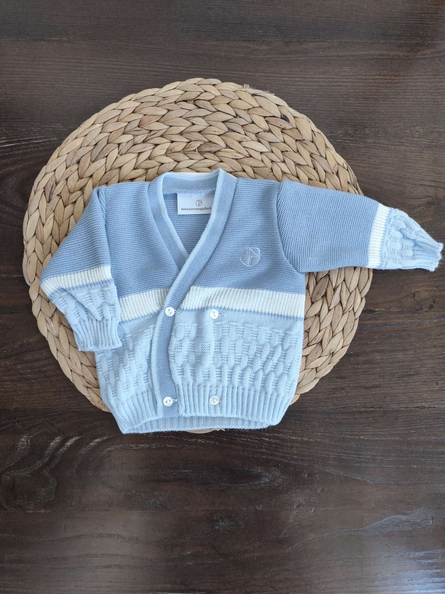 Cardigan in misto lana neonato