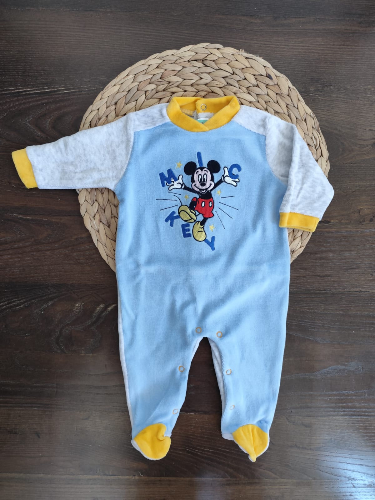 tutina in ciniglia neonato topolino