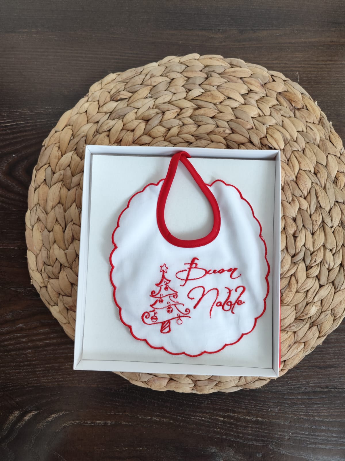 Bavetta Natalizia Unisex " Buon Natale" cod. 1509