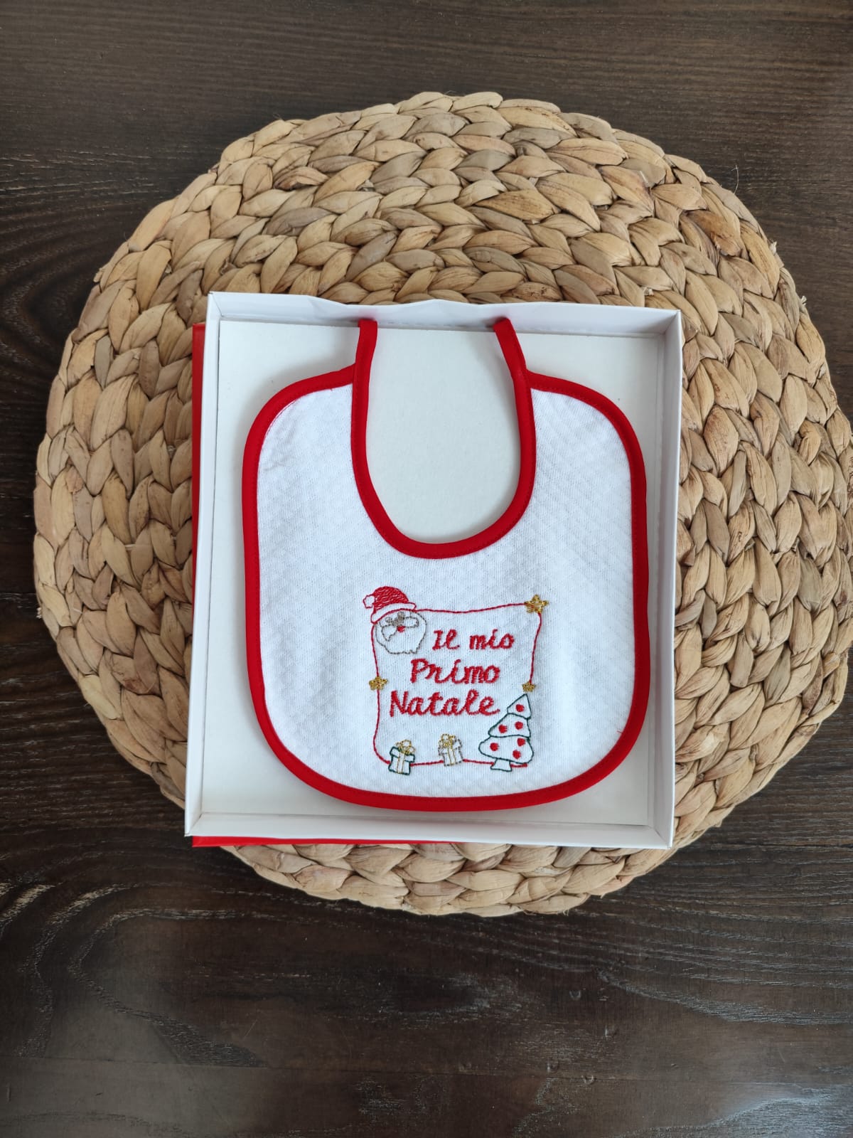 Bavetta Natalizia Unisex " Il Mio Primo Natale"cod. 1550