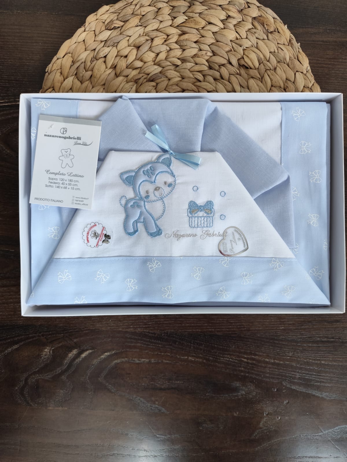 Completo Lettino in cotone