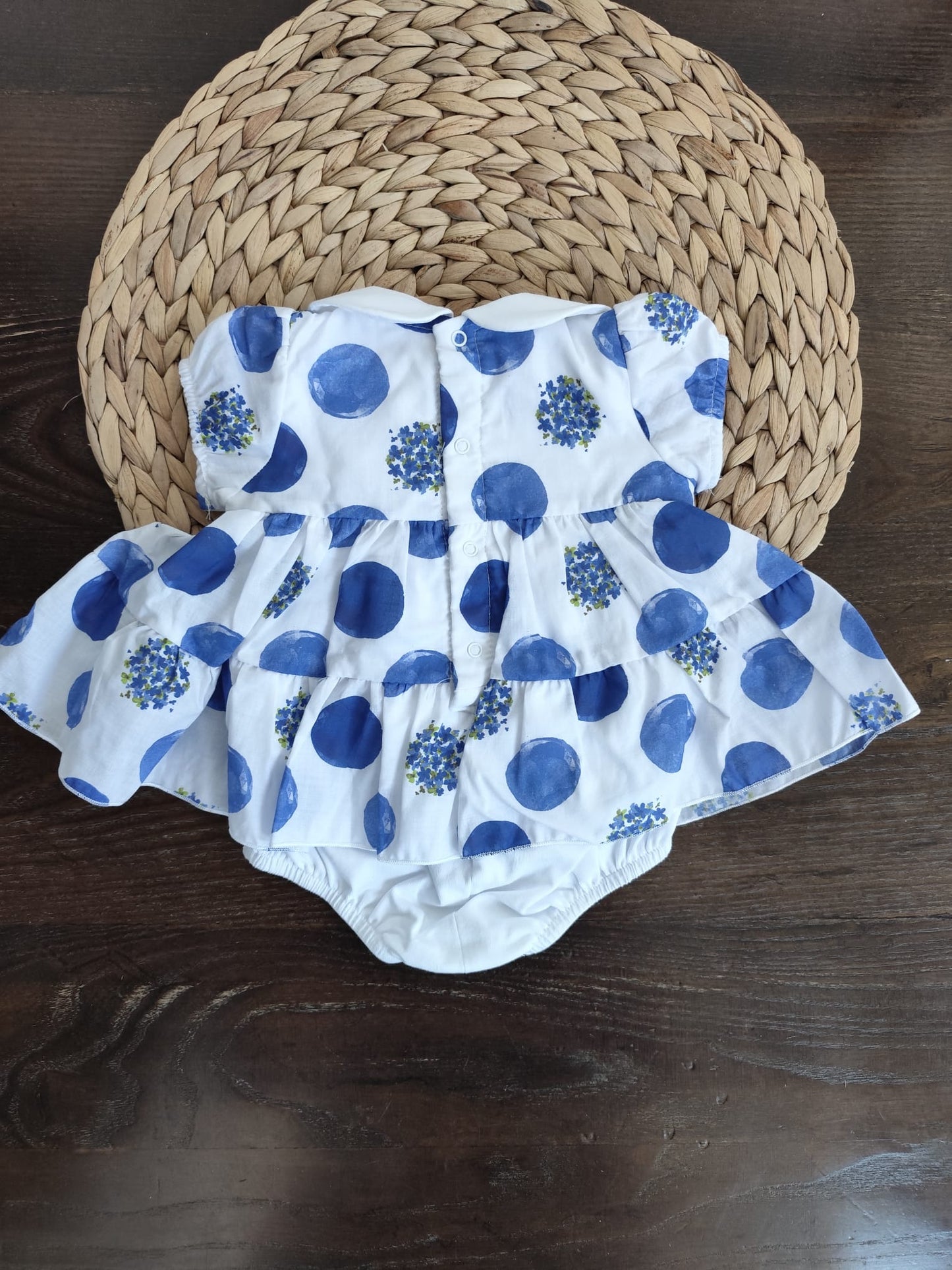 pagliaccetto in cotone tema "Pois"