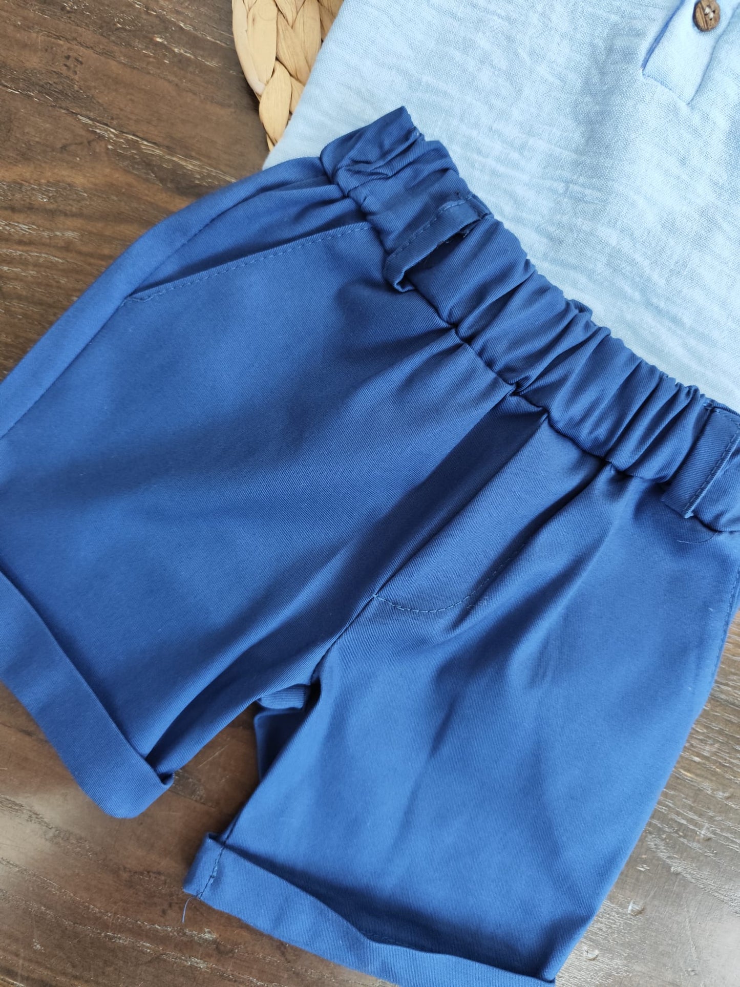 completo bambino in cotone Tema "Sogno blu"