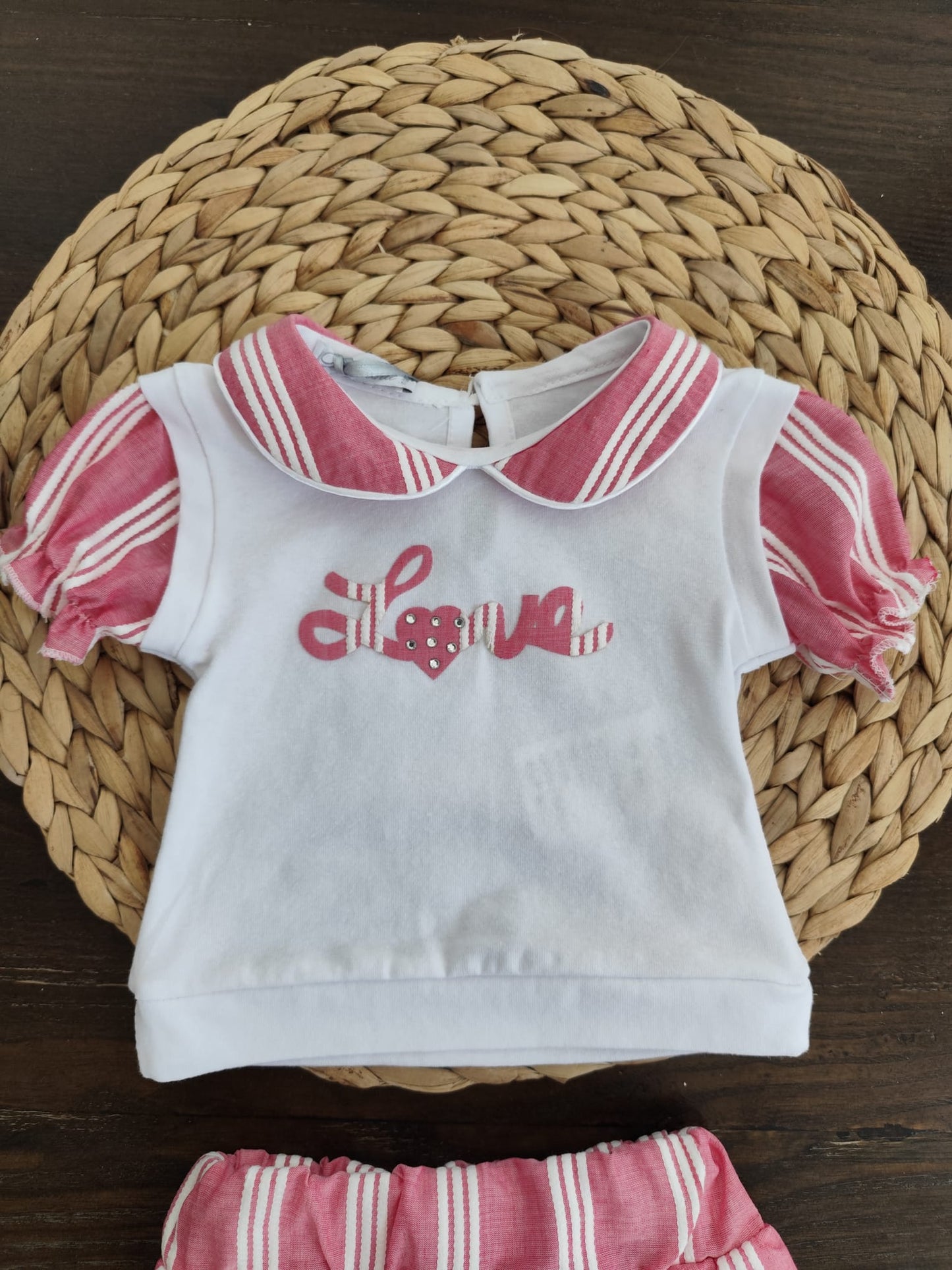 completino in cotone neonata dolce luna