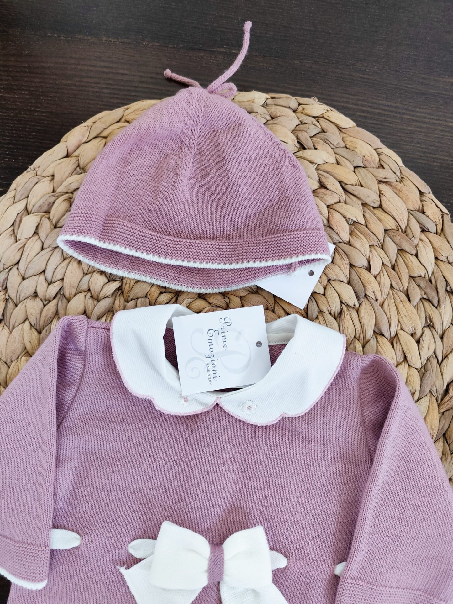 Coordinato Nascita in lana Margot