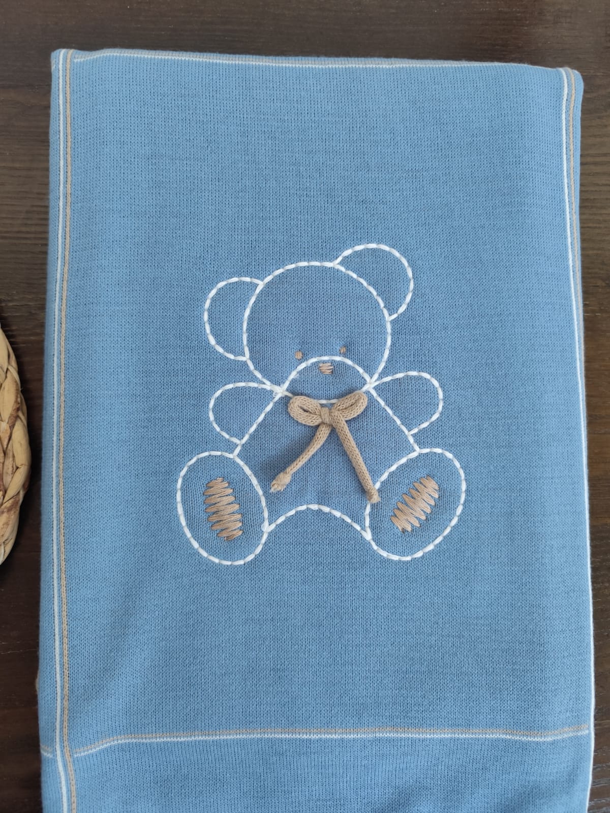 coordinato lana dolce orso con tutina