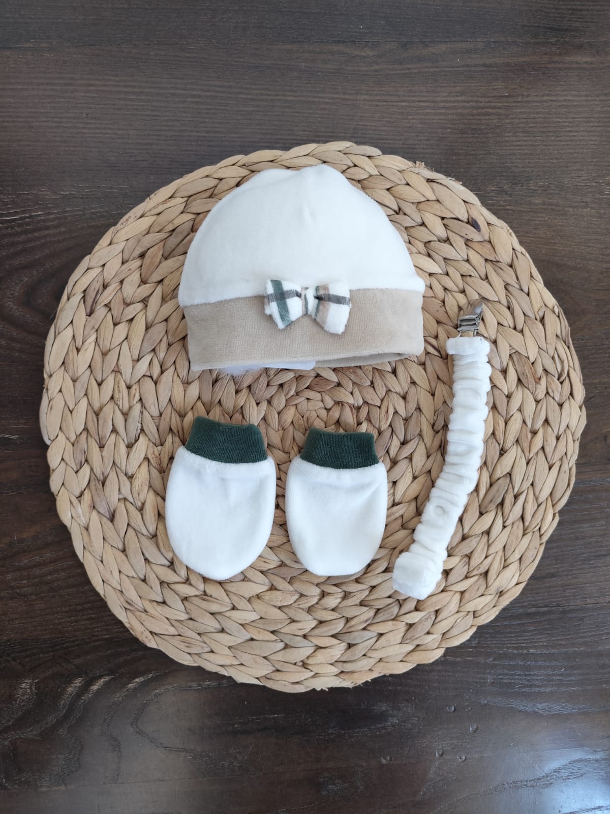 coordinato nascita in ciniglia "limited edition"