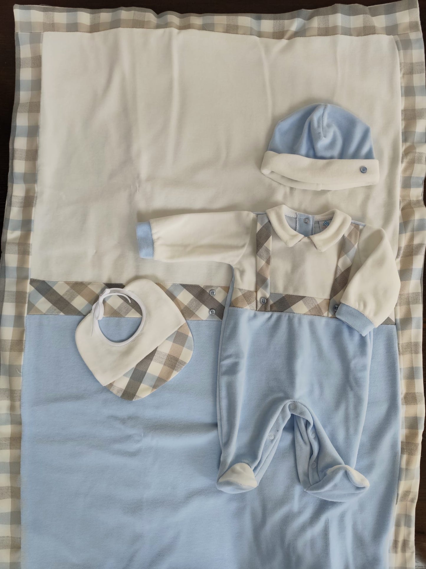 coordinato nascita in ciniglia "Gabriel"