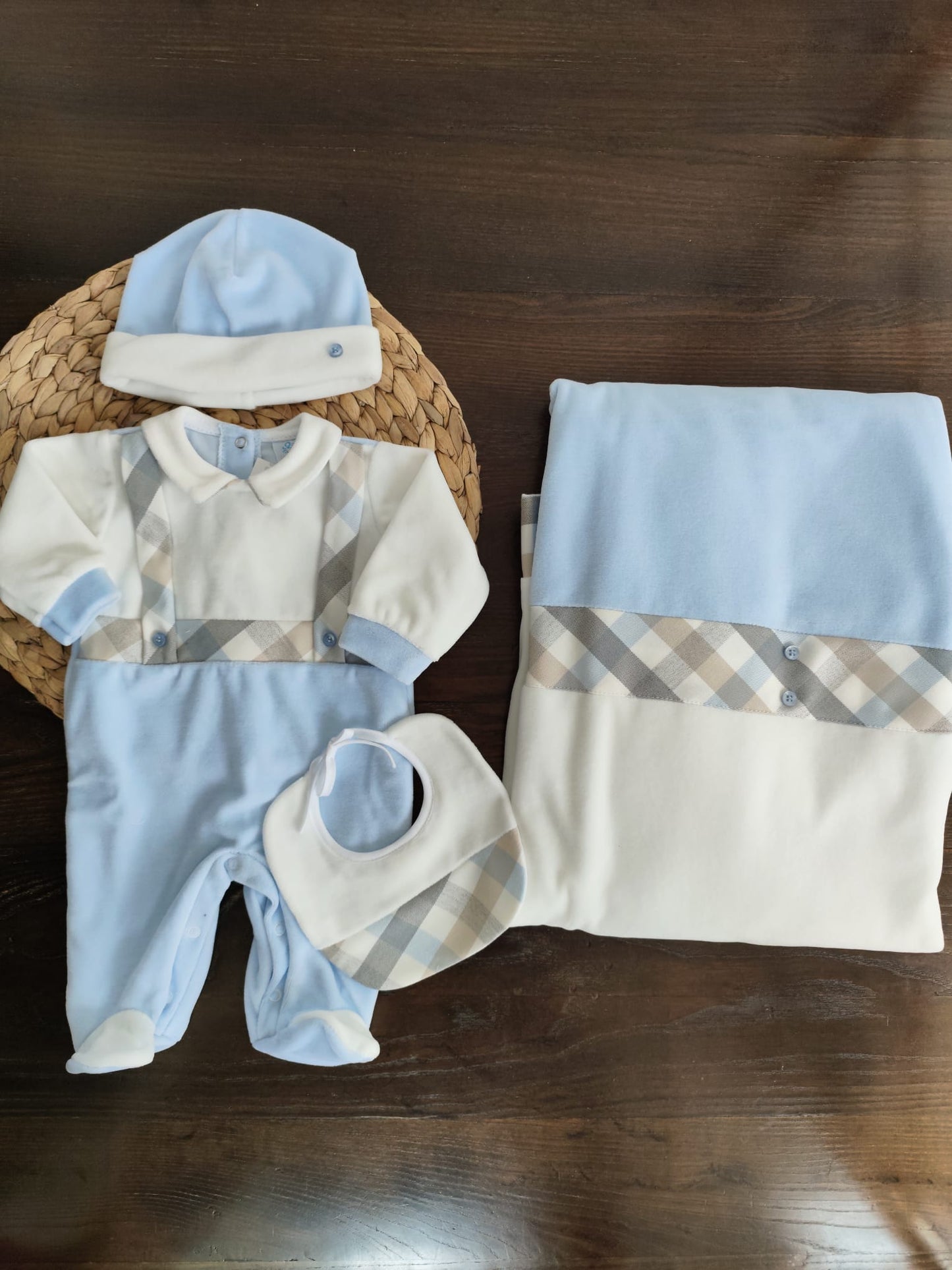 coordinato nascita in ciniglia "Gabriel"