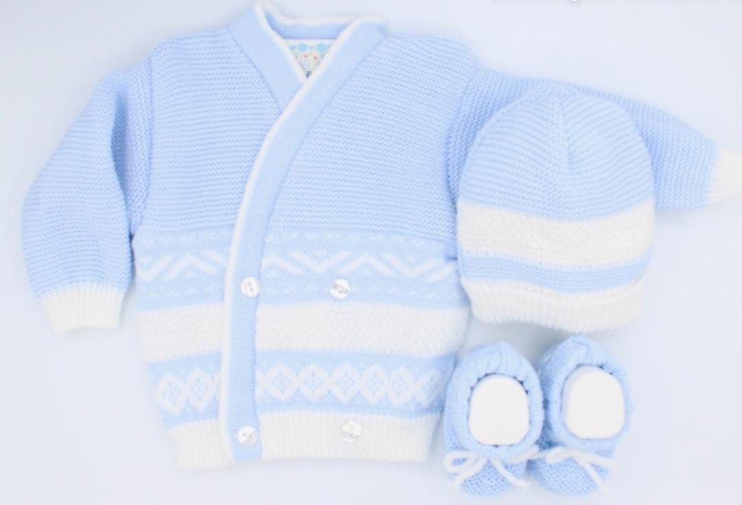Set Cardigan Cappellino e Scarpine