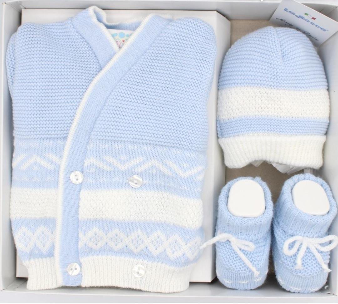 Set Cardigan Cappellino e Scarpine