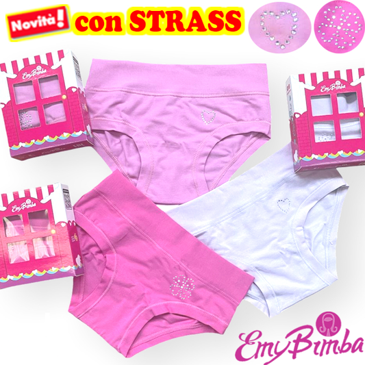 Emy Slip bambina cotone 3 anni