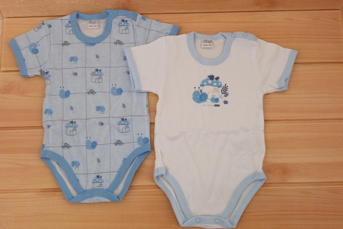Body con Bottoni sulla Spalla Neonata/Neonato