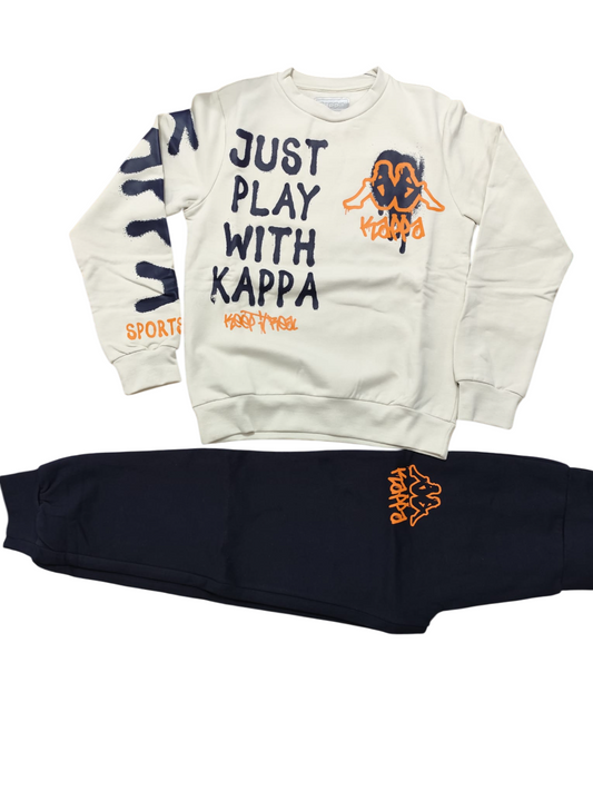 tuta kappa bambino beige