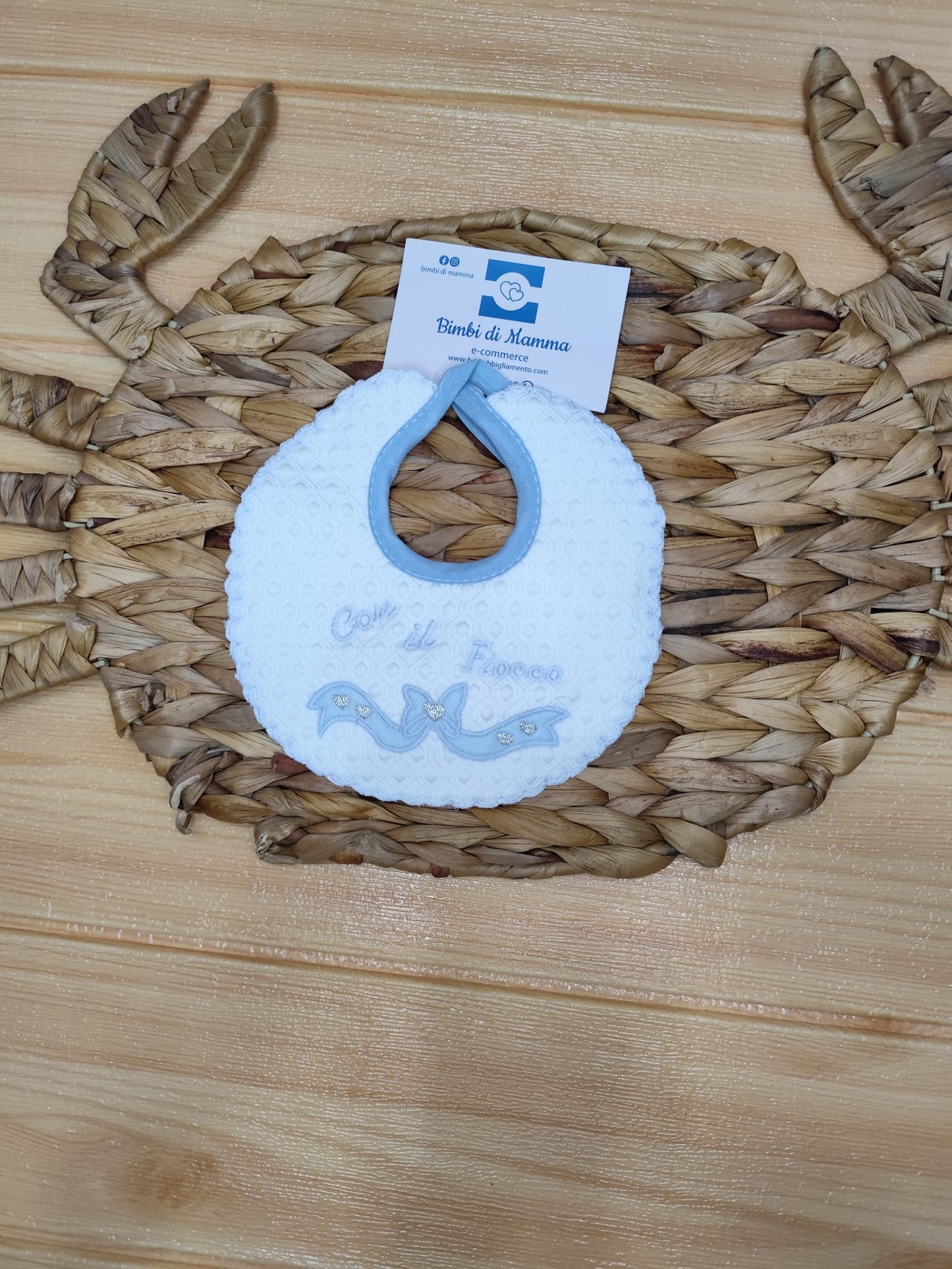 Bavette Neonato celeste