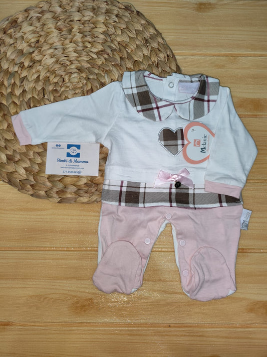tutina in cotone neonata melanie