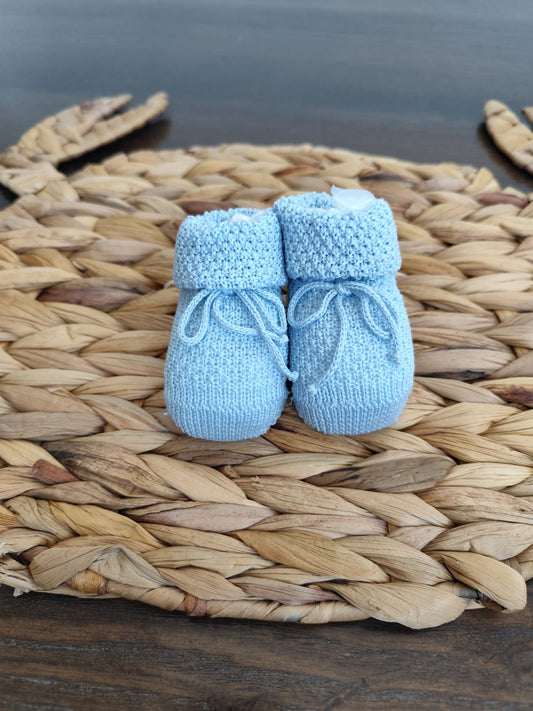 Babbucce  Cotone azzurre