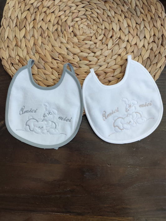 Bavette baby in ciniglia neutro