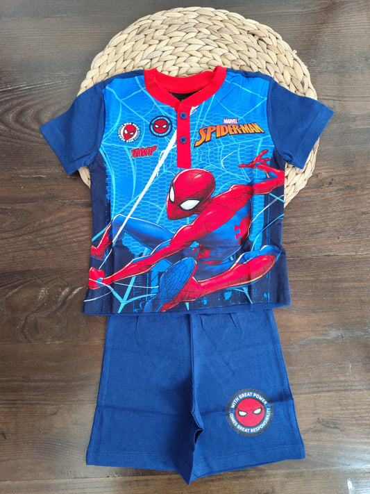 Pigiama bambino spiderman estivo