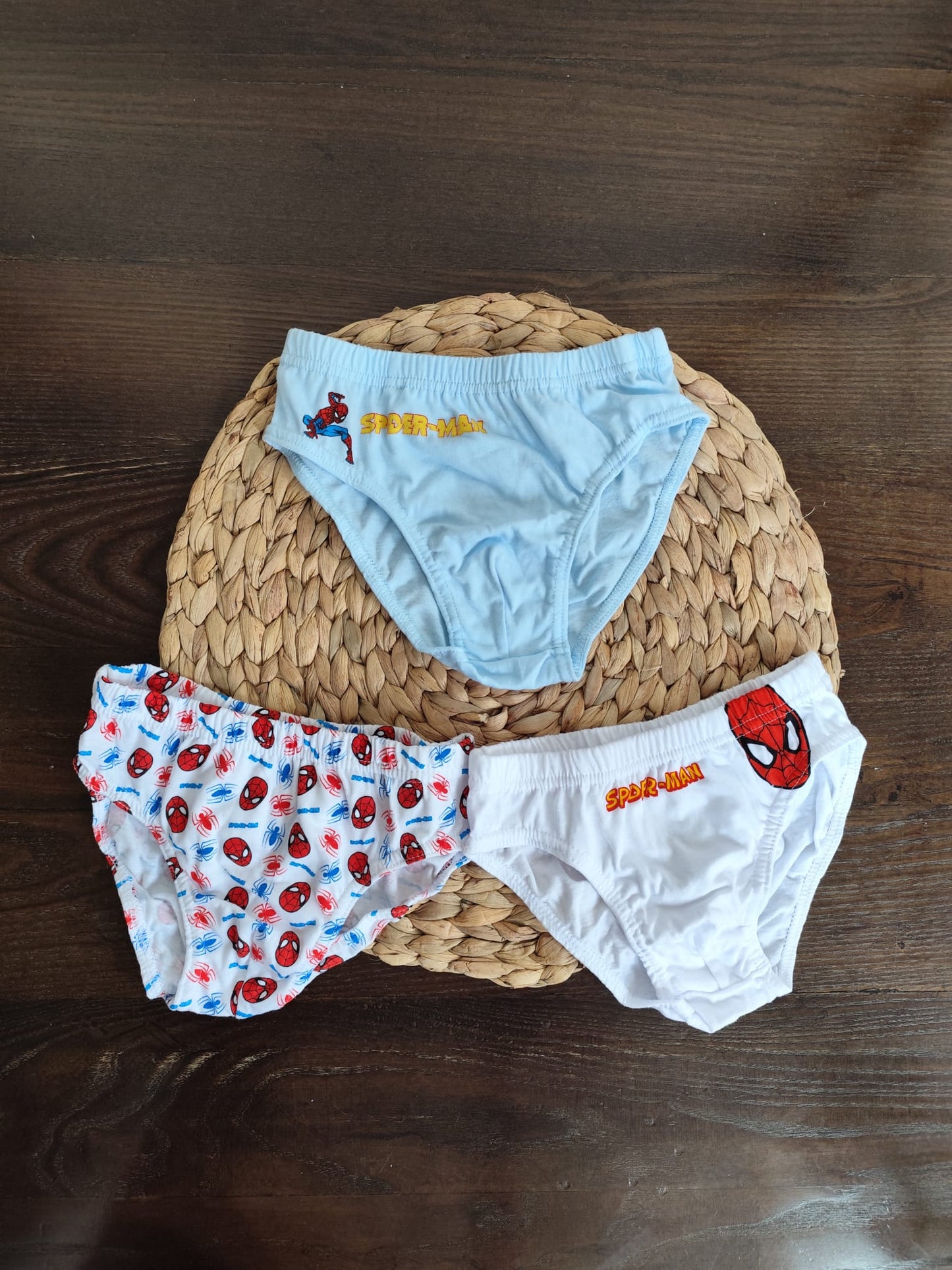 Slip bimbo cotone Spiderman