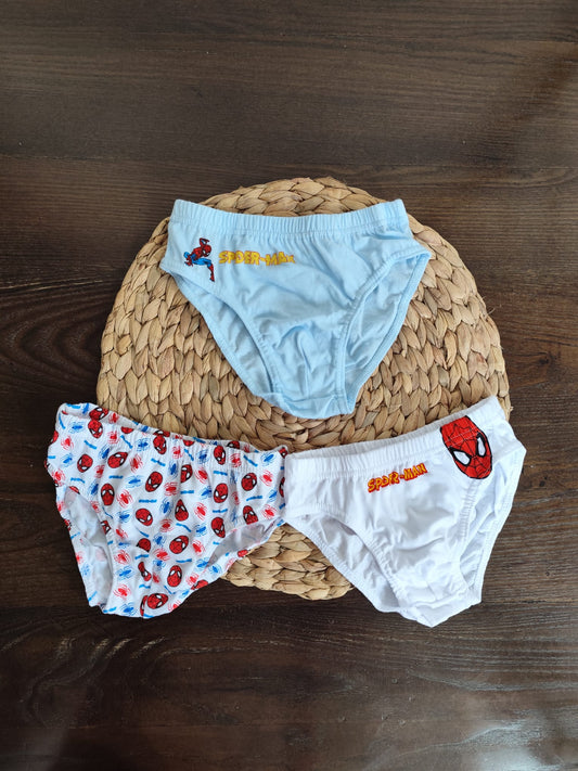 Slip bimbo cotone Spiderman