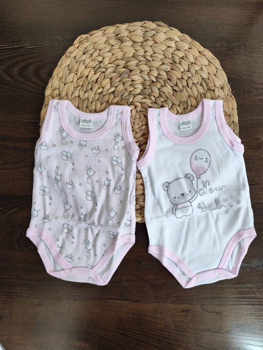 Body in cotone giro manica femminuccia
