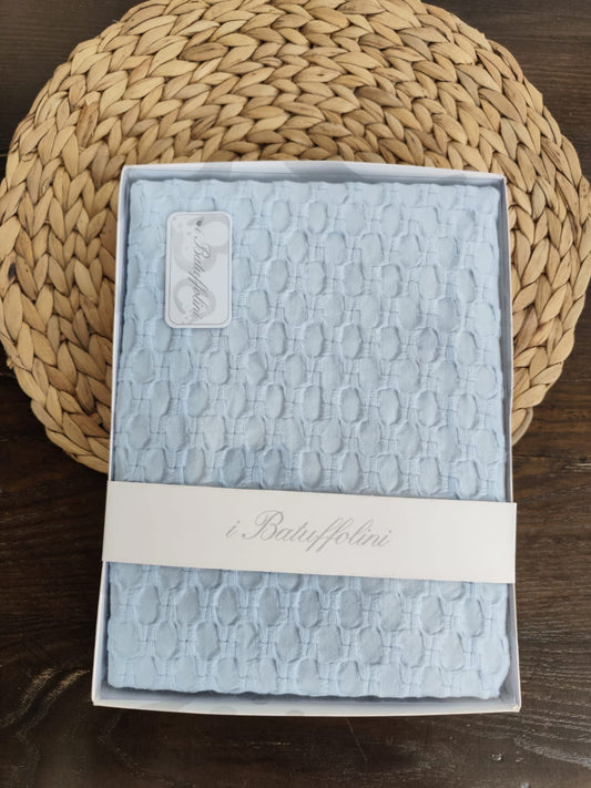 Copertina Culla neonato in jacquard