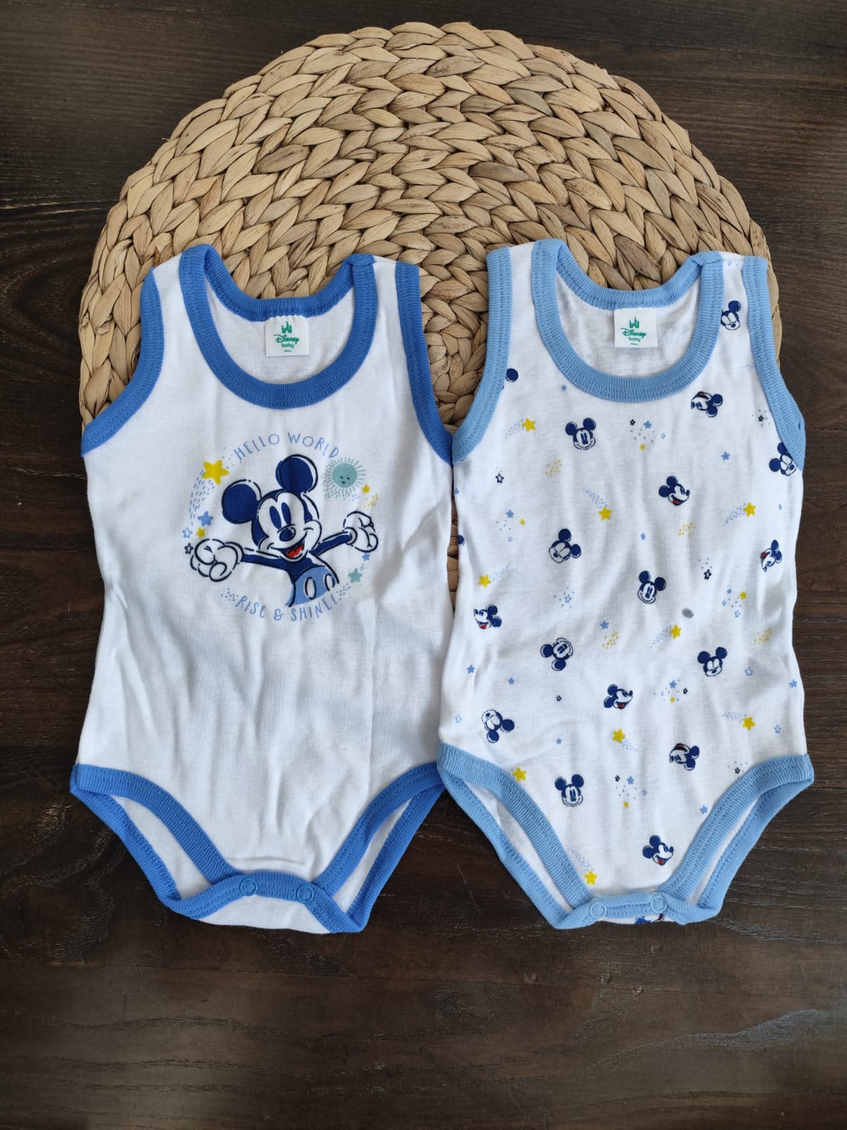 Body in cotone giro manica maschietto disney