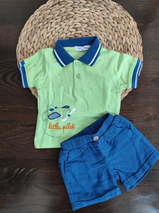 completino bambino in cotone "Mini Star"