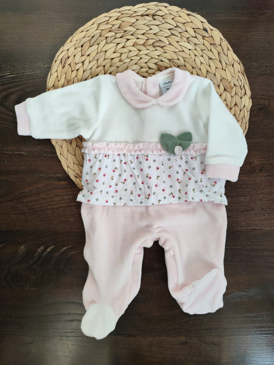 tutina in ciniglia neonata "dolce funghetta"