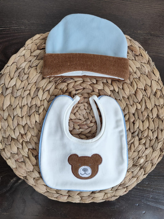 set bavetta cappellino in ciniglia tema Tommy