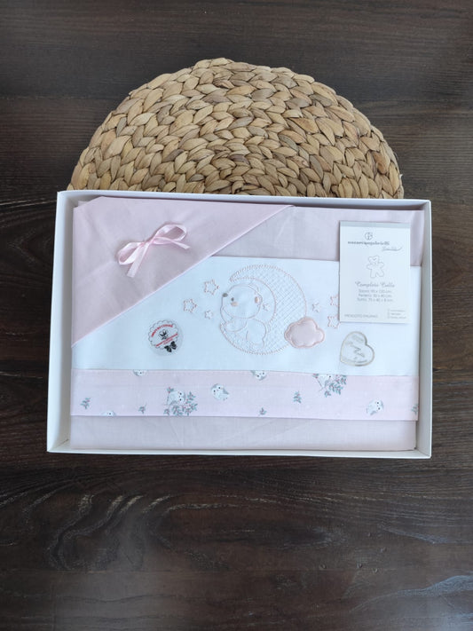 Completo culla Neonata in cotone