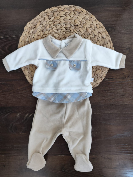 completino in ciniglia neonato nazareno