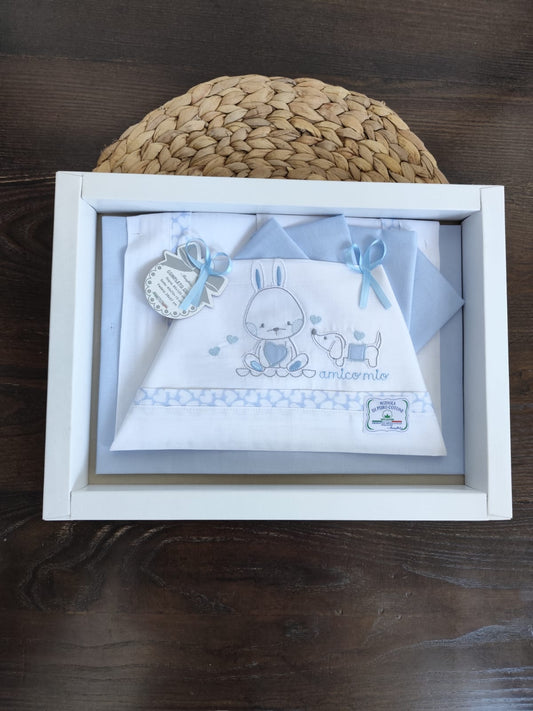 Completo culla Neonato azzurro