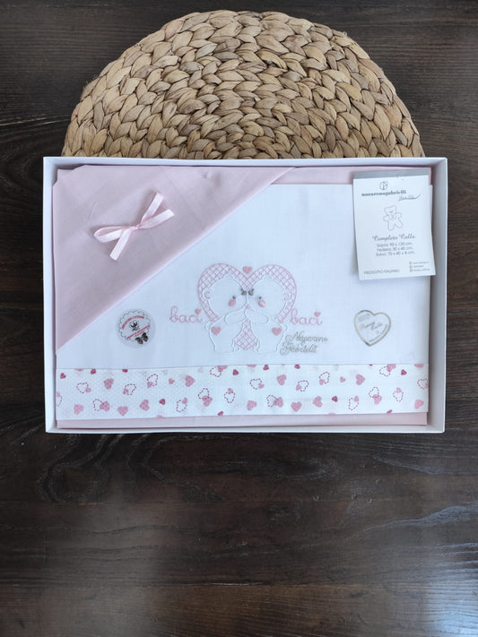 Completo culla Neonata in cotone
