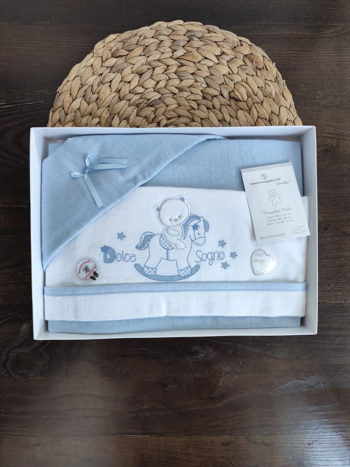 completo lenzuola flanella culla neonato