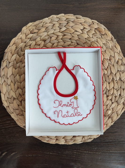 Bavetta Natalizia Unisex " il mio Primo Natale" cod. 1504