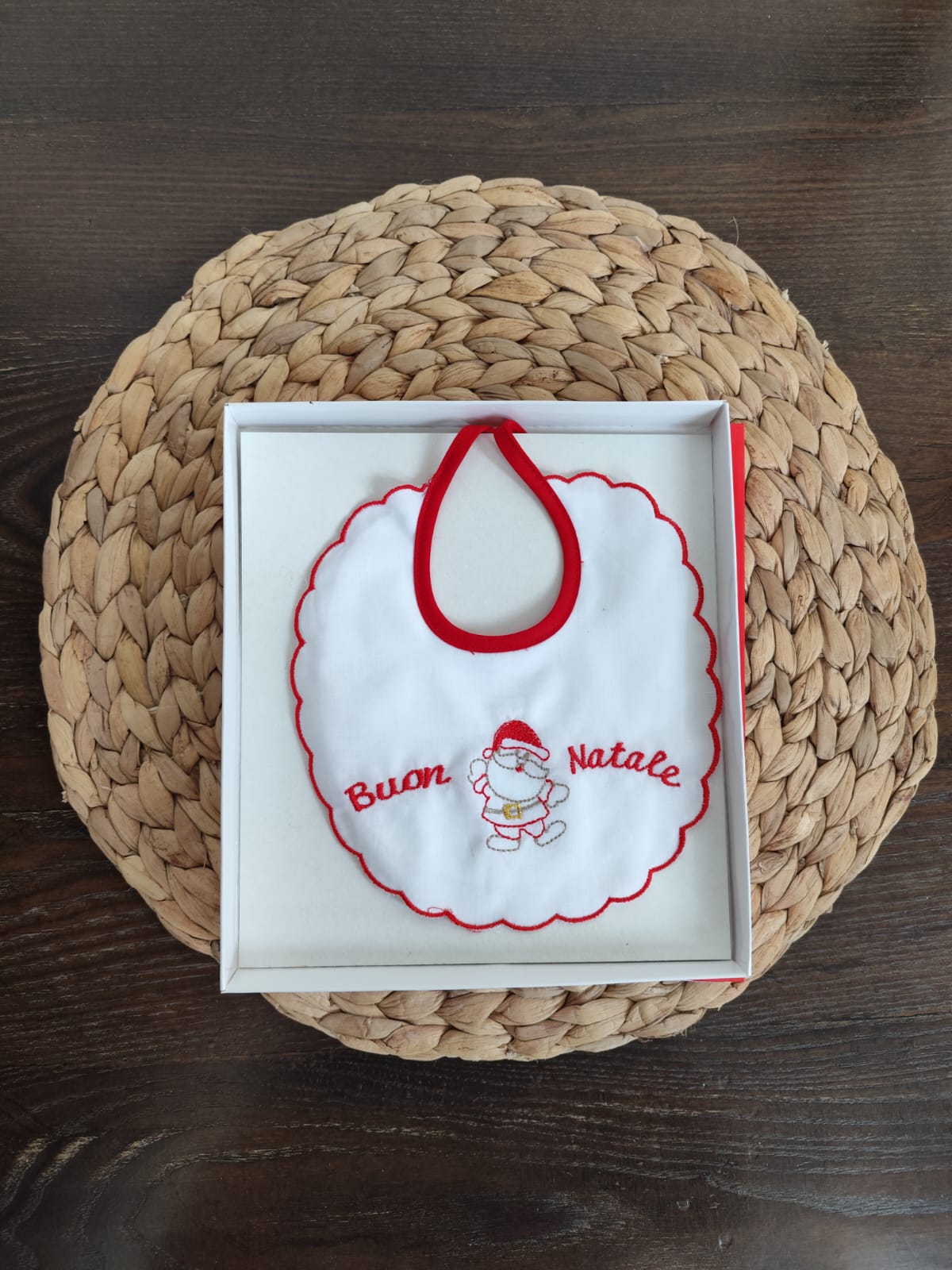 Bavetta Natalizia Unisex " Buon Natale" cod. 1556