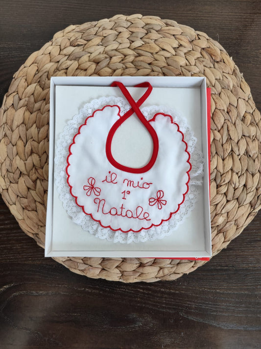 Bavetta Natalizia Unisex "Il Mio Primo Natale" cod. 1555