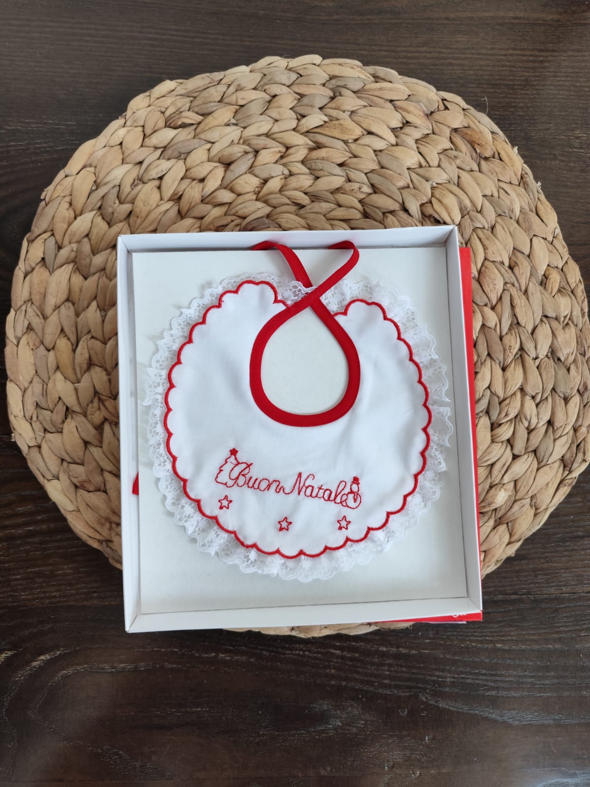 Bavetta Natalizia Unisex "Buon Natale" cod. 1503