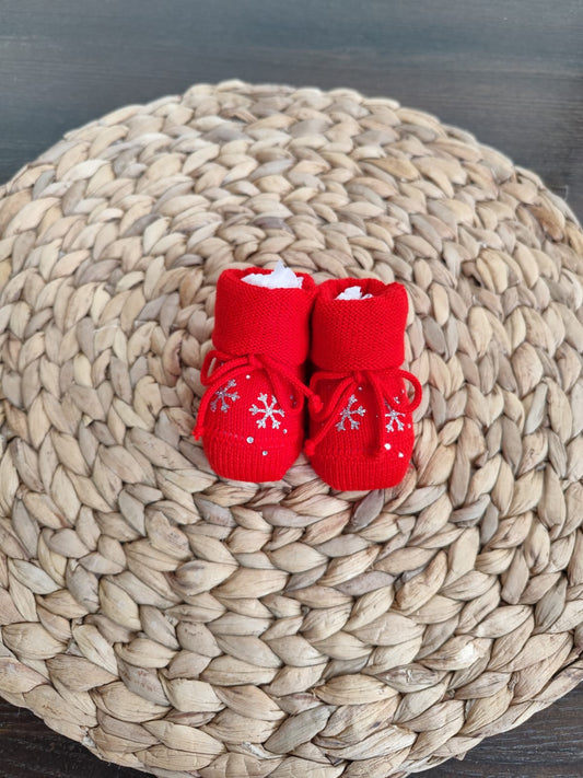 Scarpine Natalizie neonata