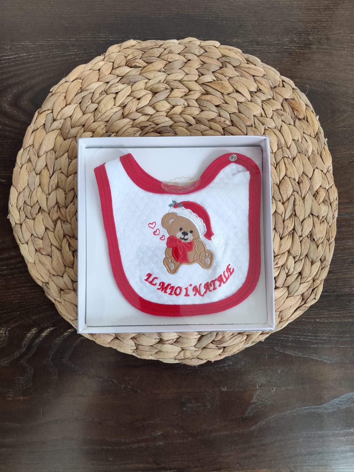 Bavetta Natalizia Unisex "il mio primo Natale" cod. IR951