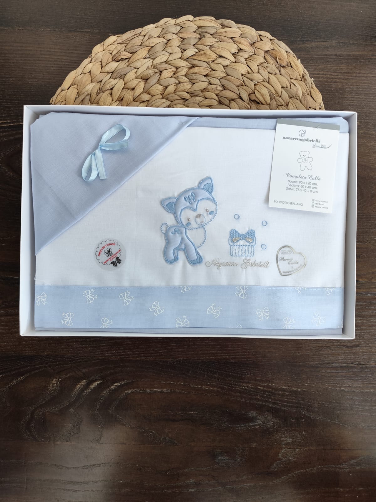 Completo culla Neonato in cotone