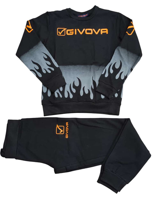 tuta givova bambino nera