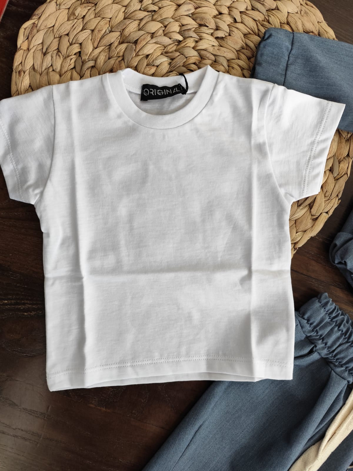 completo bambino in cotone tre pezzi