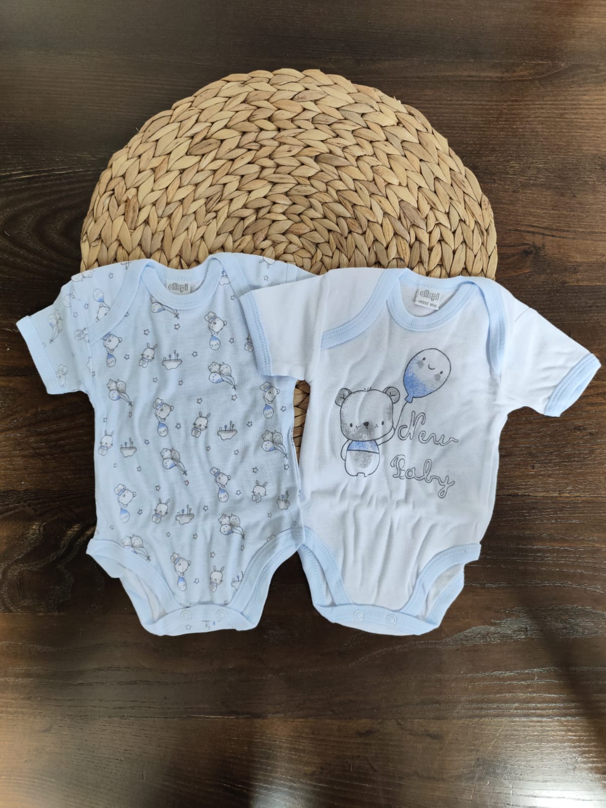 Body in cotone americano da 1 mese a 3 mesi